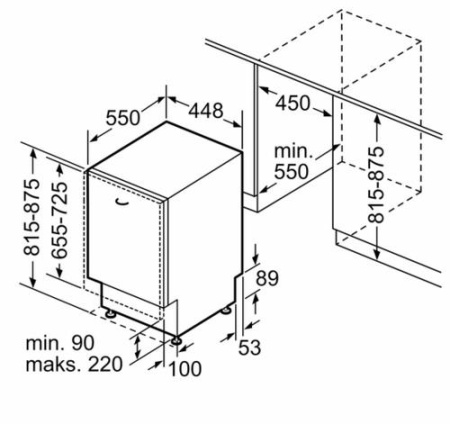 Встраиваемая посудомоечная машина Bosch SPV4EMX16E