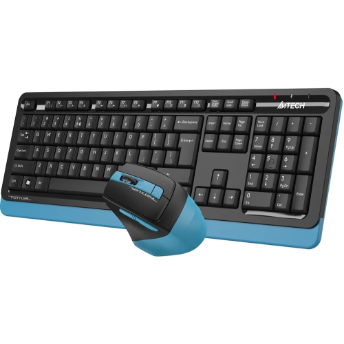 Клавиатура + мышь A4Tech Fstyler FG1035 (FG1035 Navy blue) клав черный/синий мышь черный/синий USB беспроводная Multimedia