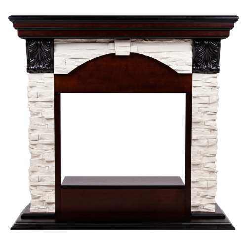 Портал каминный из МДФ RealFlame Dublin Lux AO античный дуб под очаги (Majestic, Fobos, Eugene, 3D Olympic)