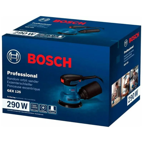 Шлифмашинка эксцентриковая Bosch GEX 125 06013A80F0