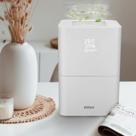 Воздухоочиститель Kitfort КТ-2821 белый