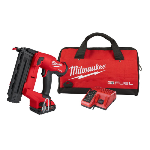 Гвоздезабиватель Milwaukee M18 FN18GS-202X (4933471407) 2АКБ+ЗУ