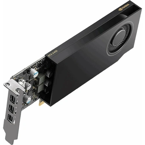 Видеокарта Nvidia RTX A400 4GB (900-5G172-2260-000) GDDR6, 4x Mini DisplayPort 1.4a, 50W, FH bracket