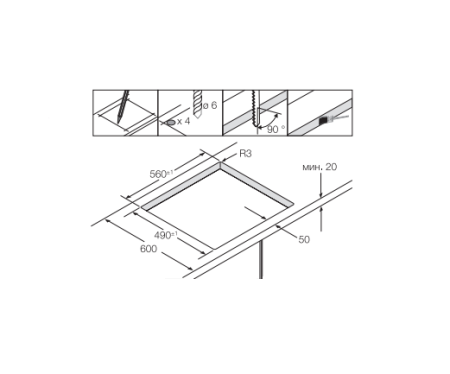 Samsung NZ64T3536DK/WT