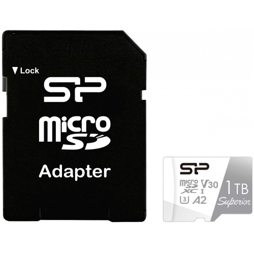 Карта памяти Silicon Power (SP001TBSTXDA2V20SP) microSDXC 1Tb Class10 Superior + adapter