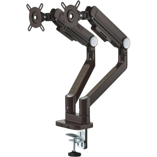 Кронштейн для мониторов Ultramounts UM 733BR черный/коричневый 17"-32" макс.8кг крепление к столешнице поворот и наклон