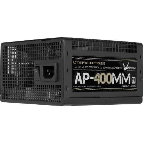 Блок питания Formula AP-400ММ 80 Plus White ATX 400W (20+4pin) APFC 120mm fan 6xSATA RTL