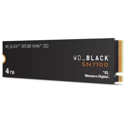SSD Western Digital Black SN7100 (WDS400T4X0E) M2.2280 PCIe 4.0 4Tb, 7000MBs/6700MBs, TBW 2400, 1 year