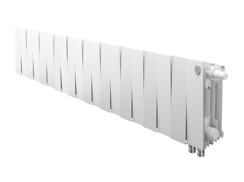 Биметаллический радиатор отопления  Royal Thermo Pianoforte 200 20 Секций Bianco Traffico Vdr