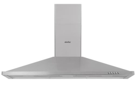 Вытяжка каминная Simfer 8962SM серебристый