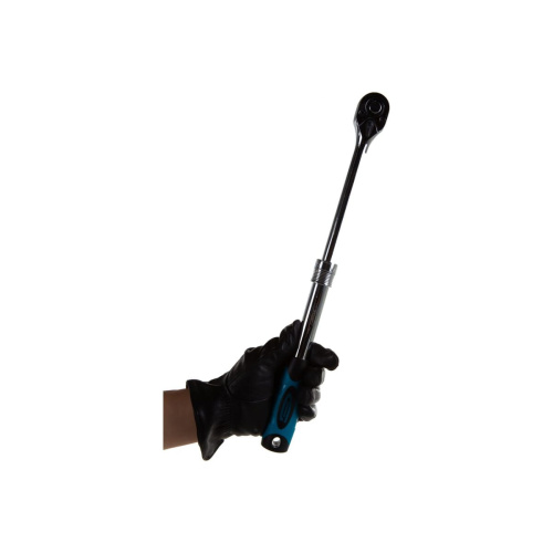 Ключ трещоточный GROSS 14070 телескопический 1/2", 305-445 мм