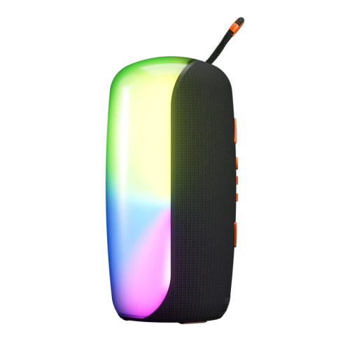 Колонка портативная Ural Молния Огонь черный/оранжевый