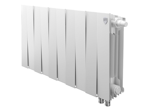 Биметаллический радиатор отопления  Royal Thermo Pianoforte 300 10 Секций Bianco Traffico Vdr