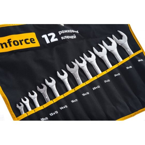 Набор ключей рожковых Inforce 06-05-44 12 предметов