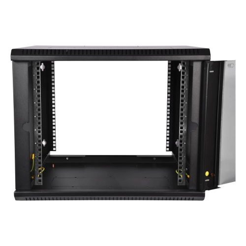 Шкаф коммутационный ЦМО ШРН-Эконом ШРН-Э-12.650-9005 настенный 12U 600x650мм черный