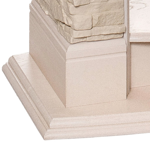 Электрокамин RealFlame Athena WT айвори с очагом Evrika 25,5 LED