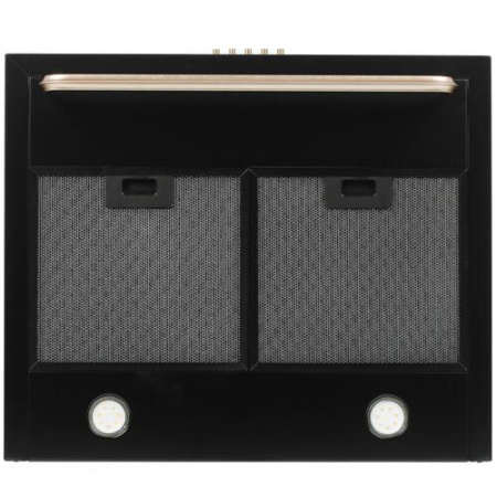 Вытяжка каминная Gorenje WHC63CLB черный/золотистый