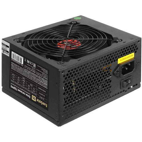 Блок питания ExeGate 750PPE EX292335RUS-S 750W (ATX, APFC, SC, (80 Plus ), 12cm fan, 24pin, 2x(4+4)pin, 4xPCI-E, 6xSATA, 3xIDE, black)