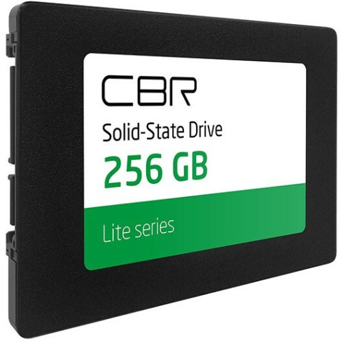 SSD CBR SSD-256GB-2.5-LT22, серия Lite, 256 GB, 2.5", SATA III 6 Gbit/s, SM2259XT, 3D TLC NAND, R/W speed up to 550/520 M