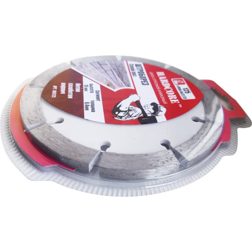 Диск алмазный сухой рез штроборез Hardcore 186125 125x6.4x10x22,23мм