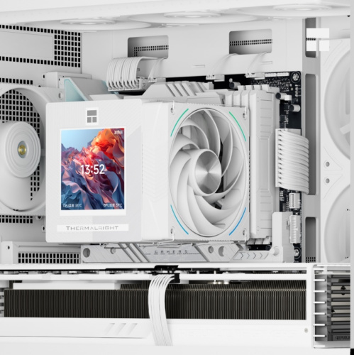 Кулер Thermalright Phantom Spirit 120 Vision Snow (TRPS120VSNOW) LGA115X/1200/1700/1851/AM4/AM5 (Dual Tower, 2x120mm ARGB PWM Fan)