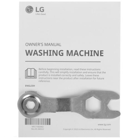 Стиральная машина LG F4R5VYG0W белый