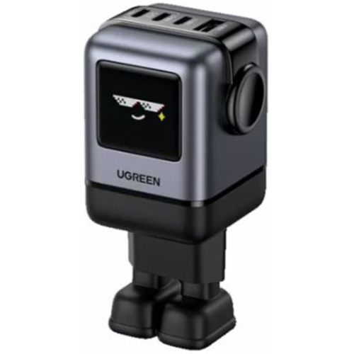 СЗУ UGREEN X688 (45515B) UNO 100W 4-Port GaN USB-A+3*USB-C Fast Charger EU Grey