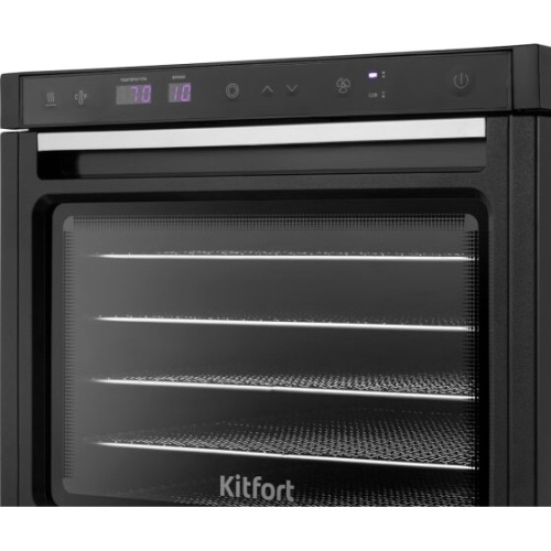 Сушка для фруктов и овощей Kitfort КТ-1962 6под. черный