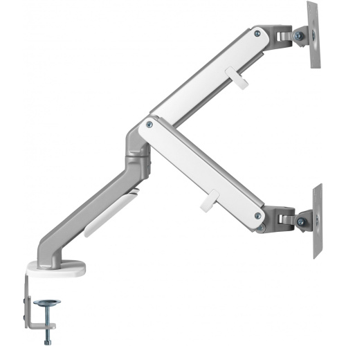 Кронштейн для мониторов Ultramounts UM 735SIL серый/серебристый 17"-27" макс.7кг крепление к столешнице поворот и наклон