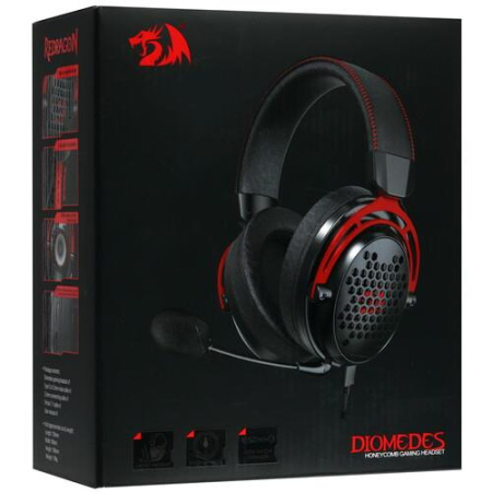 Проводные наушники Redragon Diomedes H388 черный