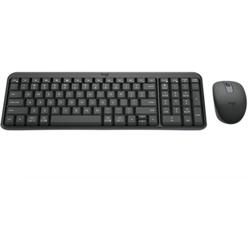Комплект клавиатура и мышь Logitech MK250 Wireless Compact Bluetooth Combo Graphite 920-013853