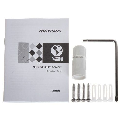 Камера видеонаблюдения IP Hikvision DS-2CD2T47G2-L(C)(2.8mm) 2.8-2.8мм цветная корп. белый