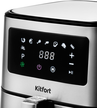 Аэрогриль Kitfort KT-2228 серебристый