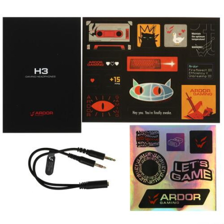 Проводные наушники ARDOR GAMING H3 черный