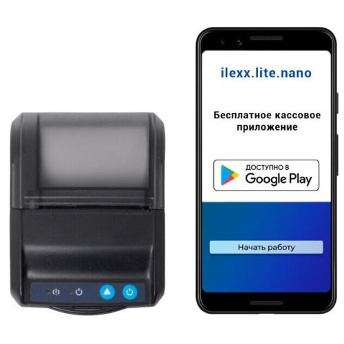 Онлайн-касса Штрих-М Штрих-Нано-Ф (162891) без ФН без адаптера черный