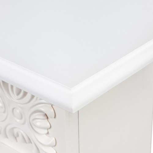 Электрокамин RealFlame Dominica Corner DN белый матовый с очагом Eugene