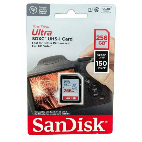 Карта памяти SANDISK SDSDUNC-256G-GN6IN SDXC 256GB UHS-I