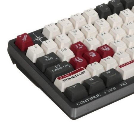 Клавиатура проводная + беспроводная A4Tech Bloody WS98 Pixels Red