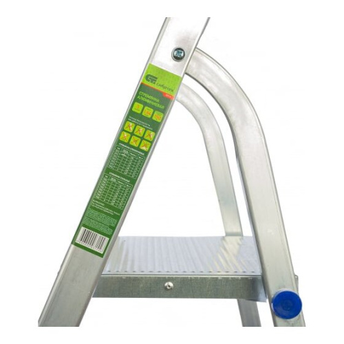 Стремянка СИБРТЕХ 97715 5ст, алюминиевая