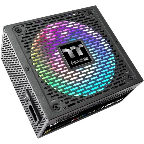 Блок питания Thermaltake Toughpower iRGB Plus PS-TPI-1000F3FDGE-1 ATX 1000W 80+ gold (24+8+4+4pin) APFC 140mm fan color LED 12xSATA Cab Manag RTL