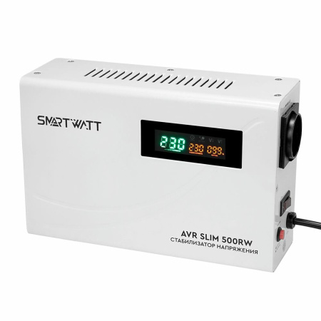 Стабилизатор напряжения SMARTWATT AVR Slim 500RW