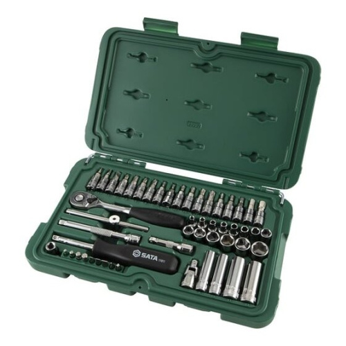 Торцевые головки Sata 09002 52 шт