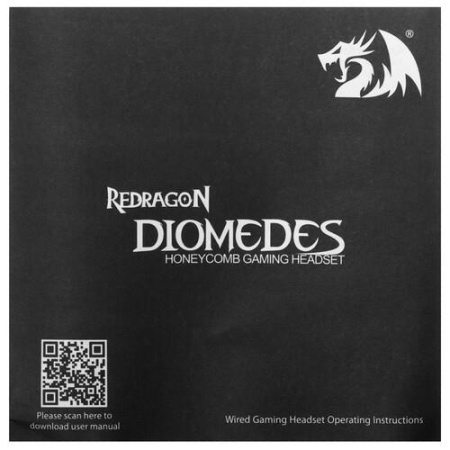 Проводные наушники Redragon Diomedes H388 черный