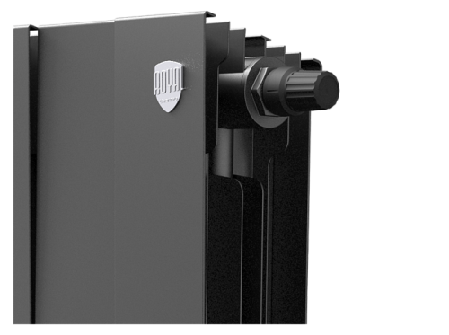 Биметаллический радиатор отопления  Royal Thermo Pianoforte 300 10 Секций Noir Sable Vdr
