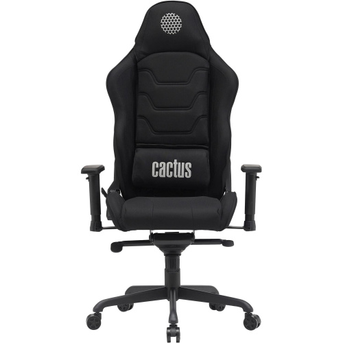 Кресло Cactus CS-CHR-MC04-BBK черный крестов. сталь