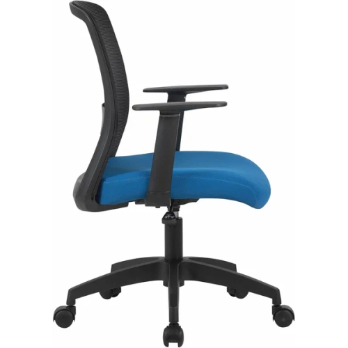 Кресло Cactus CS-MC333-BKBL черный сиденье темно-синий