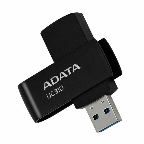 USB-флешка A-DATA UC310 (UC310-128G-RBK), 128GB, USB 3.2, черный