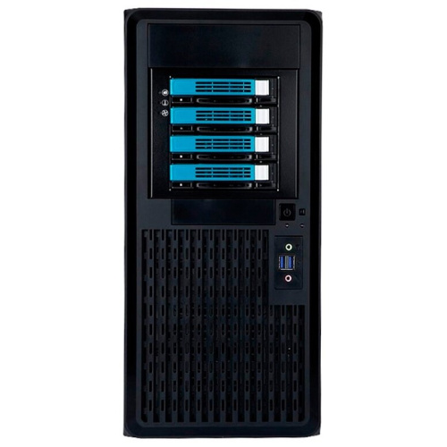Корпус InWin PE689 Black (6141921) Midi Tower без БП USB3.0*2+A(HD)+fron fan 120mm*1+rear fan 120mm*1+ 2*2SATA+1*1SATA+Intrusion Switch