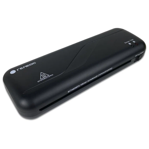 Ламинатор ГЕЛЕОС ЛМ-А4К черный A4 (75-150мкм) 30см/мин