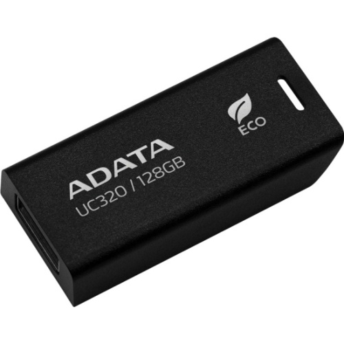 USB-флешка A-DATA UC320 (UC320-128G-RBK/BK) 128GB USB 3.2, черный выдвижной